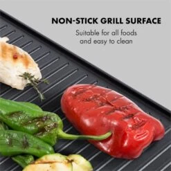 Porterhouse Elektrogrill 2200W Antihaft-Grillfläche Schwarz -Online Gartenbedarf 10033322 yy 0004 logo Klarstein Porterhouse Elektrogrill 2200W schwarz