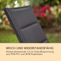 Renazzo Lounge Liegestuhl 70/30 PVC/PE Aluminium 6-Stufen Anthrazit 14 Renazzo Lounge Liegestuhl 70/30 PVC/PE Aluminium 6-Stufen Anthrazit -Online Gartenbedarf 10033363 de 0004 logo