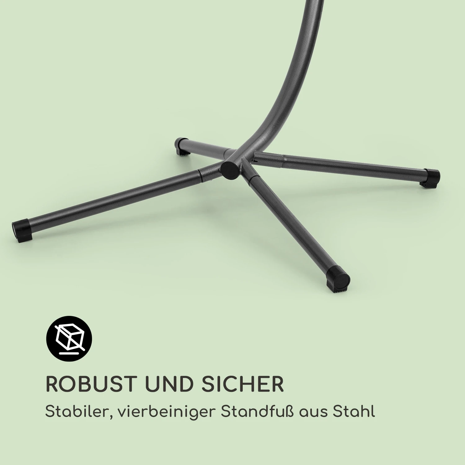 Bella Donna Hängesessel Sitzkissen 180g Polyester Dunkelgrau 8 Bella Donna Hängesessel Sitzkissen 180g Polyester Dunkelgrau – Bild 6