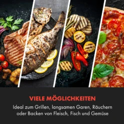 Queensize Kamado Grill Thermometer Abnehmbare Seitenteile Schwarz 16 Queensize Kamado Grill Thermometer Abnehmbare Seitenteile Schwarz -Online Gartenbedarf 10033377 de 0005 logo