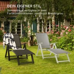 Pomporto Lounge Liegestuhl 70/30 PVC/PE Aluminium 7-Stufen Anthrazit 16 Pomporto Lounge Liegestuhl 70/30 PVC/PE Aluminium 7-Stufen Anthrazit -Online Gartenbedarf 10033409 de 0006 logo