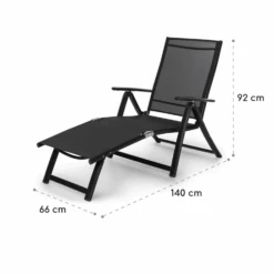 Pomporto Lounge Liegestuhl 70/30 PVC/PE Aluminium 7-Stufen Anthrazit 19 Pomporto Lounge Liegestuhl 70/30 PVC/PE Aluminium 7-Stufen Anthrazit -Online Gartenbedarf 10033409 yy 0009 logo Blumfeldt Pomporto Lounge Liegestuhl Anthrazit