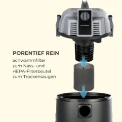 Lakeside Power Teichsauger Schlammsauger 1400W 18kPa 35l Tank Grau -Online Gartenbedarf 10033424 de 0006 logo