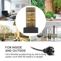 Raincastle Gartenbrunnen 12 LEDs 8W IPX8 Indoor & Outdoor -Online Gartenbedarf 10033428 yy 0003 logo Blumfeldt Raincastle Gartenbrunnen 12 LEDs