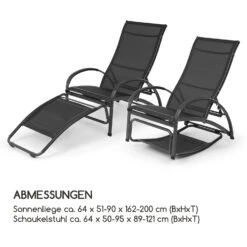 Beverly Wood Sonnenliege Schaukelstuhl Aluminium Schwarz -Online Gartenbedarf 10033453 de 0009 logo