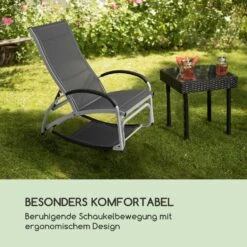 Beverly Wood Sonnenliege Schaukelstuhl Aluminium Grau -Online Gartenbedarf 10033454 de 0005 logo