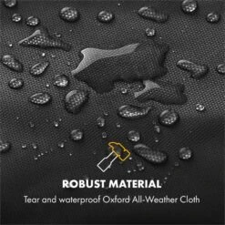 Beef Brisket Wetterschutzhaube Oxford Canvas Schwarz -Online Gartenbedarf 10033461 yy 0005 logo Fabric cover for OGA032