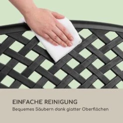 Pozzilli BL Gartenbank Aluminiumguss Witterungsbeständig Schwarz -Online Gartenbedarf 10033486 de 0007 logo