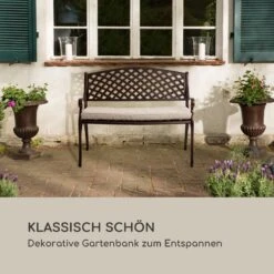 Pozzilli AN Gartenbank Aluminiumguss Witterungsbeständig Antik-kupfer 10 Pozzilli AN Gartenbank Aluminiumguss Witterungsbeständig Antik-kupfer -Online Gartenbedarf 10033488 de 0002 logo