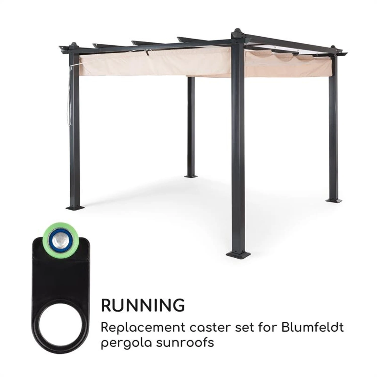 Gleitrollen-Set | Ersatz-Gleithaken Für Sonnendächer | 15 Stück 4 Gleitrollen-Set | Ersatz-Gleithaken Für Sonnendächer | 15 Stück – Bild 2