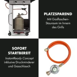 Gazooka 2.0T Gas BBQ Grill 2x3kW Brenner Edelstahl -Online Gartenbedarf 10033532 de 0005 logo