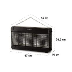 Mosquito Ex 9500 13W 300m² LEDs Auffangschale Kette Schwarz -Online Gartenbedarf 10033562 yy 0010 logo Waldbeck Mosquito Ex 9500 300mq