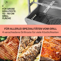 Sauenland Pro Spanferkelgrill Drehspieß 13W 4 Rollen Edelstahl -Online Gartenbedarf 10033566 de 0004 usp