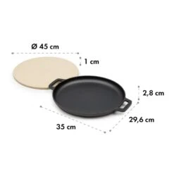 Tomahawk 3.1 S Brat & Back-Set Pfanne Pizzastein Ø29 Cm 11 Tomahawk 3.1 S Brat & Back-Set Pfanne Pizzastein Ø29 Cm -Online Gartenbedarf 10033568 yy 0006 logo Klarstein Tomahawk Brat and Back Set