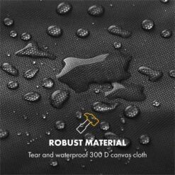 Tomahawk 3.1 S Wetterschutzhaube 300D Canvas 30/70% PE/PVC Schwarz 10 Tomahawk 3.1 S Wetterschutzhaube 300D Canvas 30/70% PE/PVC Schwarz -Online Gartenbedarf 10033569 yy 0003 logo Klarstein Tomahawk S Wetterschutzhaube schwarz