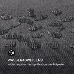 Aruba Hollywoodschaukel Sonnendach 130cm 2-Sitzer Massivholz Grau -Online Gartenbedarf 10033574 de 0008 logo