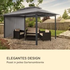 Grandezza Cortina Gartenpavillon 3x4m 4 Seitenteile Dunkelgrau 14 Grandezza Cortina Gartenpavillon 3x4m 4 Seitenteile Dunkelgrau -Online Gartenbedarf 10033607 de 0006 logo