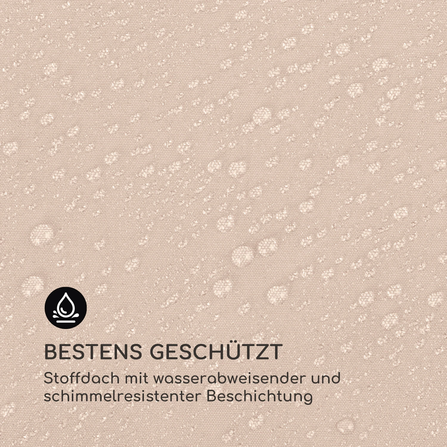 Grandezza Cortina Gartenpavillon 3x4m 4 Seitenteile Beige 7 Grandezza Cortina Gartenpavillon 3x4m 4 Seitenteile Beige – Bild 5