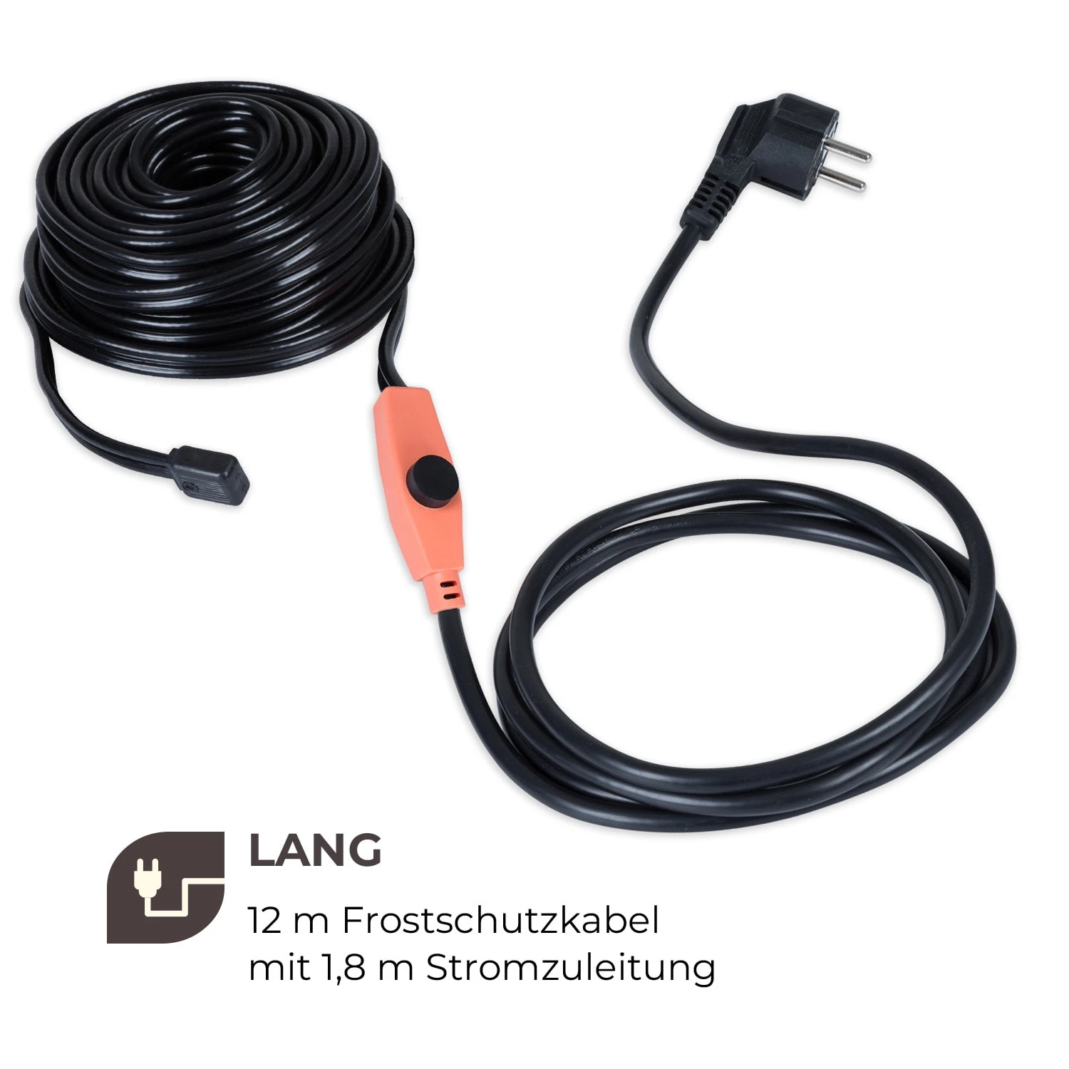 Flow Wire Frostschutzkabel 12m Mit Thermostat IP68 8 Flow Wire Frostschutzkabel 12m Mit Thermostat IP68 – Bild 6