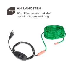 Greenwire Select 20 Pflanzenwärmekabel 20m Mit Thermostat IP68 15 Greenwire Select 20 Pflanzenwärmekabel 20m Mit Thermostat IP68 -Online Gartenbedarf 10033907 de 0007 logo