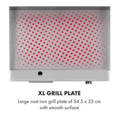 Grillmeile 3000G Elektrogrill 3000W Grillplatte 54,5x35cm Glatt 12 Grillmeile 3000G Elektrogrill 3000W Grillplatte 54,5x35cm Glatt -Online Gartenbedarf 10034447 yy 0004 logo Klarstein Grillmeile 3000G Pro Elektrogrill glatt
