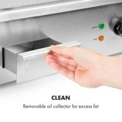 Grillmeile 3000G Elektrogrill 3000W Grillplatte 54,5x35cm Glatt 15 Grillmeile 3000G Elektrogrill 3000W Grillplatte 54,5x35cm Glatt -Online Gartenbedarf 10034447 yy 0007 logo Klarstein Grillmeile 3000G Pro Elektrogrill glatt