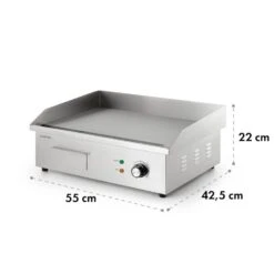 Grillmeile 3000G Elektrogrill 3000W Grillplatte 54,5x35cm Glatt 17 Grillmeile 3000G Elektrogrill 3000W Grillplatte 54,5x35cm Glatt -Online Gartenbedarf 10034447 yy 0009 logo Klarstein Grillmeile 3000G Pro Elektrogrill glatt