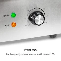 Grillmeile 3000R Elektrogrill 3000W Platte 54,5x35cm Geriffelt 13 Grillmeile 3000R Elektrogrill 3000W Platte 54,5x35cm Geriffelt -Online Gartenbedarf 10034449 yy 0003 logo Klarstein Grillmeile 3000R Pro Grill geriffelt