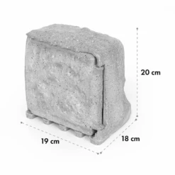 Power Rock Twilight 5 4-fach-Gartensteckdose IP44 Dämmerlichtsensor 5m -Online Gartenbedarf 10034693 yy 0007 logo Waldbeck Power Rock Twilight Gartensteckdose