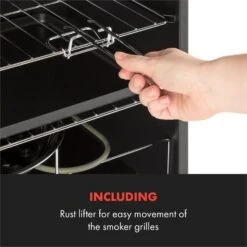 Flintstone Räucherofen 1600W Thermometer Edelstahl Elektrisch -Online Gartenbedarf 10034702 yy 0007 logo Klarstein NES C16