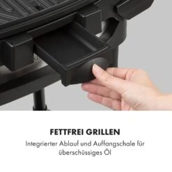 Gatsby Elektrogrill 2000W Antihaft-Grillfläche Seitentische Schwarz -Online Gartenbedarf 10034706 de 0008 logo