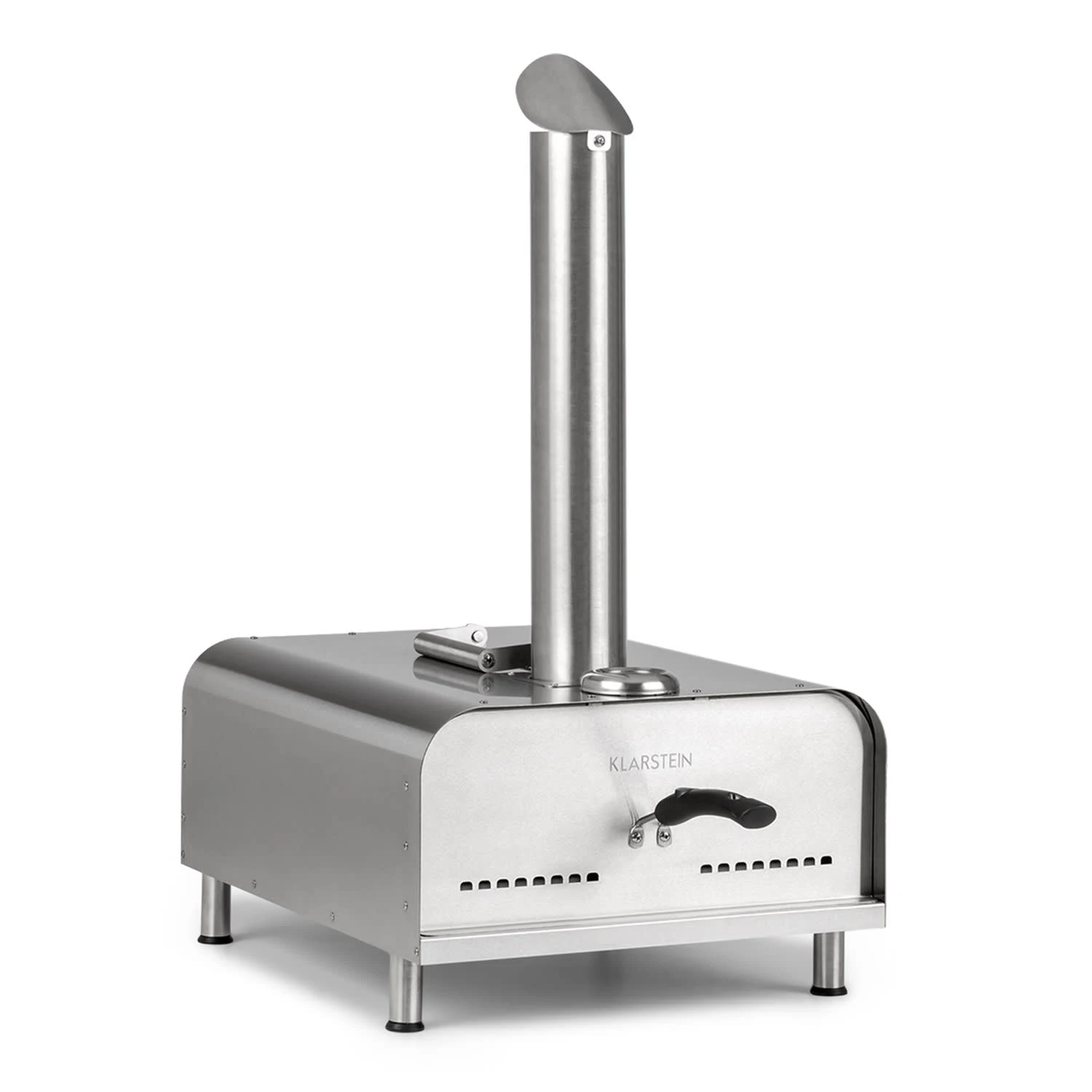 Diavolo Pizza-Pelletofen Inkl. Pizzastein Thermometer Edelstahl 3 Diavolo Pizza-Pelletofen Inkl. Pizzastein Thermometer Edelstahl