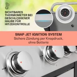 Tomahawk Gasgrill 4x3,6 KW + 2,7 KW Brenner 66x43,5 Cm Grill Edelstahl 13 Tomahawk Gasgrill 4x3,6 KW + 2,7 KW Brenner 66x43,5 Cm Grill Edelstahl -Online Gartenbedarf 10034710 de 0004 usp