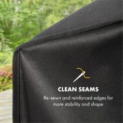 Tomahawk Wetterschutzhaube 600D Canvas 30/70% PE/PVC Schwarz -Online Gartenbedarf 10034713 yy 0004 logo Klarstein Tomahawk Wetterschutzhaube 140cm