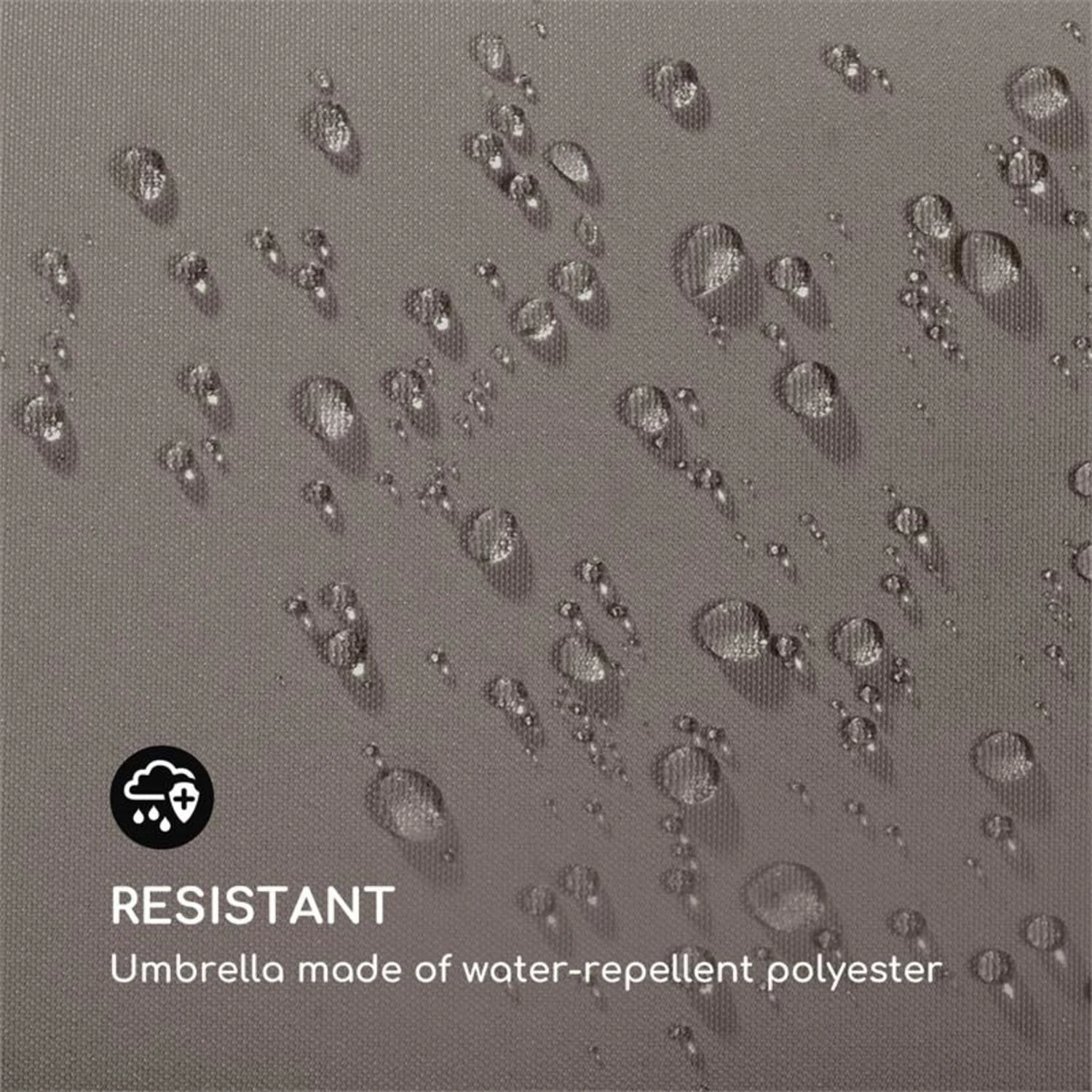 Flex-Shade L Sonnenschirm 130 X 180 Cm Polyester UV 50 Dunkelgrau 6 Flex-Shade L Sonnenschirm 130 X 180 Cm Polyester UV 50 Dunkelgrau – Bild 4