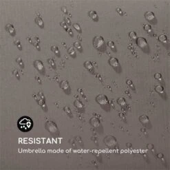 Flex-Shade XL Sonnenschirm 150 X 210 Cm Polyester UV 50 Dunkelgrau 13 Flex-Shade XL Sonnenschirm 150 X 210 Cm Polyester UV 50 Dunkelgrau -Online Gartenbedarf 10034728 yy 0004 logo Blumfeldt Flex Shade XL Sonnenschirm 150x210 grau