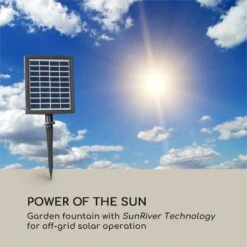 Messina Kaskadenbrunnen Solarbrunnen Gartenbrunnen Akku Solarpanel LED 11 Messina Kaskadenbrunnen Solarbrunnen Gartenbrunnen Akku Solarpanel LED -Online Gartenbedarf 10034734 yy 0002 logo Blumfeldt Messina Kaskadenbrunnen