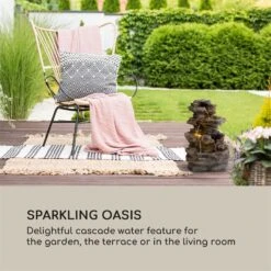Messina Kaskadenbrunnen Solarbrunnen Gartenbrunnen Akku Solarpanel LED 12 Messina Kaskadenbrunnen Solarbrunnen Gartenbrunnen Akku Solarpanel LED -Online Gartenbedarf 10034734 yy 0003 logo Blumfeldt Messina Kaskadenbrunnen