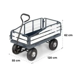 Ventura Handwagen Bollerwagen Schwerlast 300 Kg Wetterfest Stahl WPC -Online Gartenbedarf 10034736 yy 0011 logo Waldbeck Ventura Handwagen schwarz