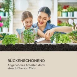 Nova Grow Gartenbeet 150 X 91 X 100 Cm WPC Holzoptik Weiß -Online Gartenbedarf 10034747 de 0007 logo