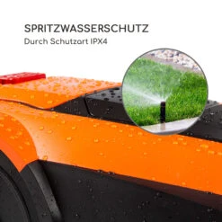 Garden Hero Rasenmähroboter 5,2 Ah Akkubetrieb Bis 1.200 M² Orange -Online Gartenbedarf 10034749 de 0004 logo