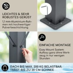 Pantheon Solid Sky Expand Pavillon 3x2,5x3 M Aluminium Polycarbonat 11 Pantheon Solid Sky Expand Pavillon 3x2,5x3 M Aluminium Polycarbonat -Online Gartenbedarf 10034750 de 0003 usp