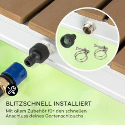 Sumatra Breeze Square Gartendusche WPC Aluminium 70x55cm Eckig -Online Gartenbedarf 10034759 de 0005 usp