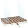 Sumatra Breeze Square Gartendusche WPC Aluminium 70x55cm Eckig -Online Gartenbedarf 10034759 yy 0001 titel