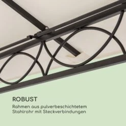 Mondo Gartenpavillon Partyzelt Gazebo 295x262x295 Stahl Polyester -Online Gartenbedarf 10034764 de 0008 logo