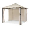 Mondo Gartenpavillon Partyzelt Gazebo 295x262x295 Stahl Polyester
