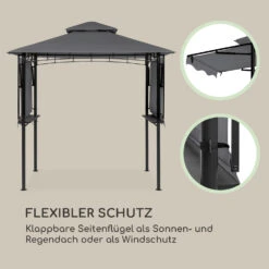 Steakhouse Wings Pavillon 244x260x152cm 160 G/m² PE Flammhemmend Stahl -Online Gartenbedarf 10034765 de 0003 logo