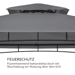 Steakhouse Wings Pavillon 244x260x152cm 160 G/m² PE Flammhemmend Stahl -Online Gartenbedarf 10034765 de 0004 logo