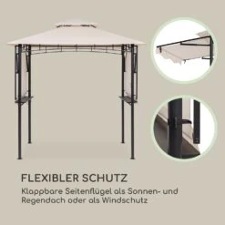 Steakhouse Wings Pavillon 244x260x152cm 160 G/m² PE Flammhemmend Stahl -Online Gartenbedarf 10034766 de 0003 logo