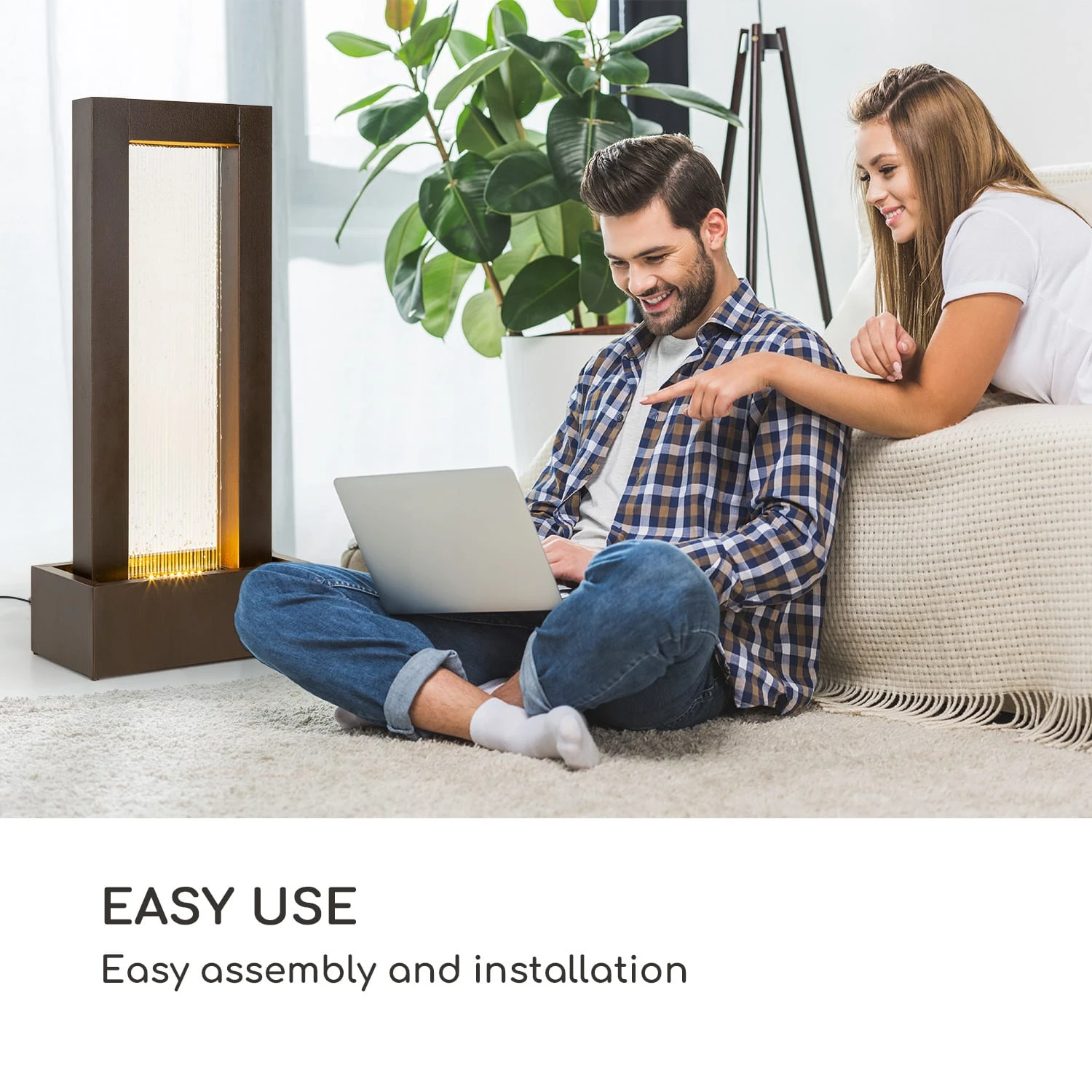 Skyriver Gartenbrunnen Zimmerbrunnen Indoor Outdoor LED 10 M Kabel 5 Skyriver Gartenbrunnen Zimmerbrunnen Indoor Outdoor LED 10 M Kabel – Bild 3